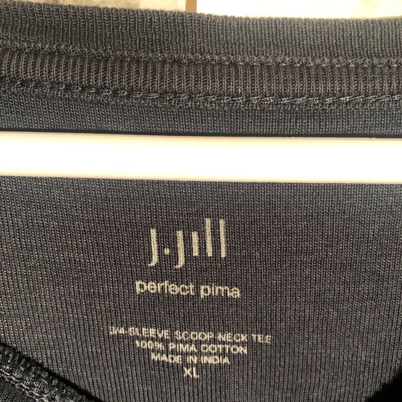 j.jill black tunic top - Picture 3 of 3